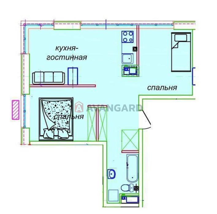 Продам 2 квартиру ЖК Дом на Миронова