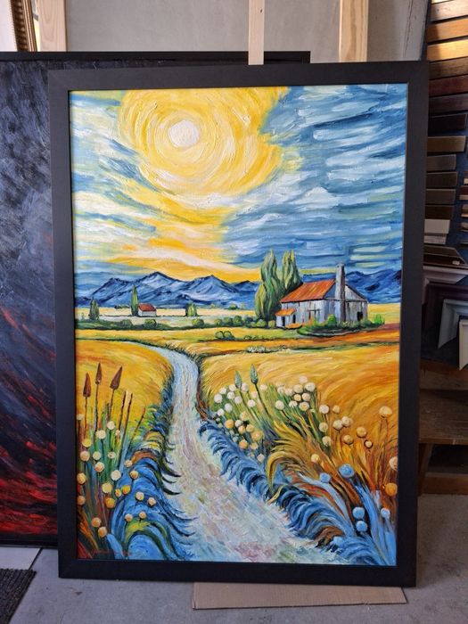 Obraz olejny w stylu Van gogha 100x140