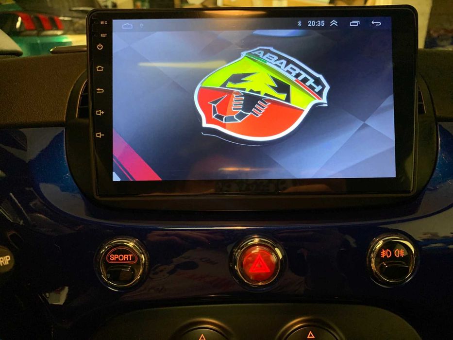 (NOVO) Rádio 2DIN • FIAT 500 (Desde 2007 a 2015) • ABARTH • Android