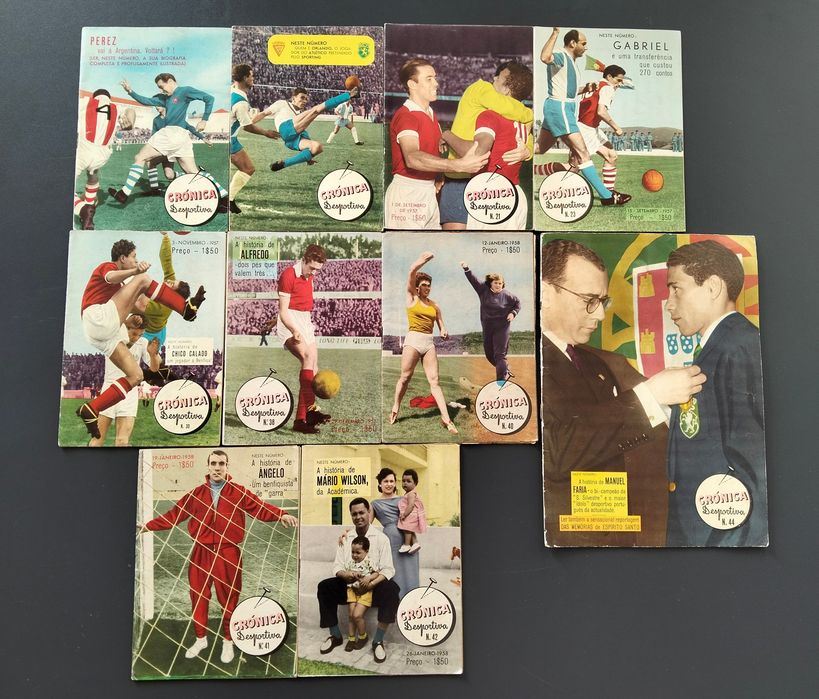 Livros Crônica Desportiva

Mais Portes 

livros 1957 , 8€ cada 

livro 1958 , 20€ 

Entrego Barreiro
