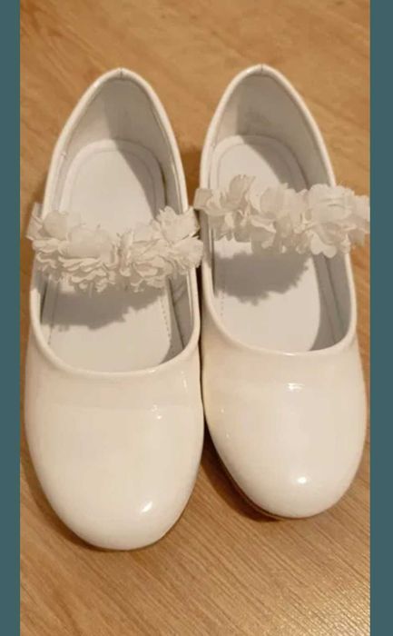 Buty komunijne baleriny, lakierki Neli blu