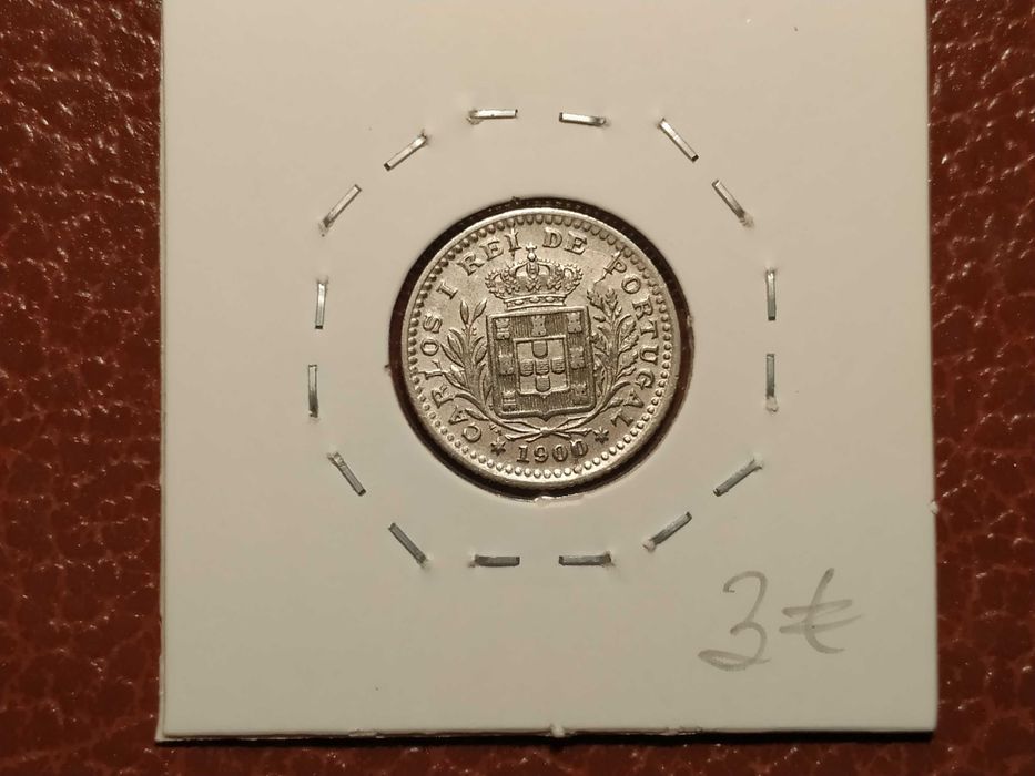 Portugal - moeda de 50 reis de 1900 (Monarquia)-preço por unidade