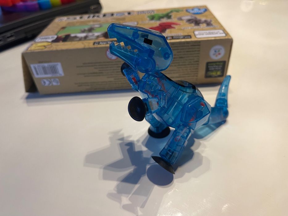 Stikbot mega Dino, стікбот великий динозавр синій