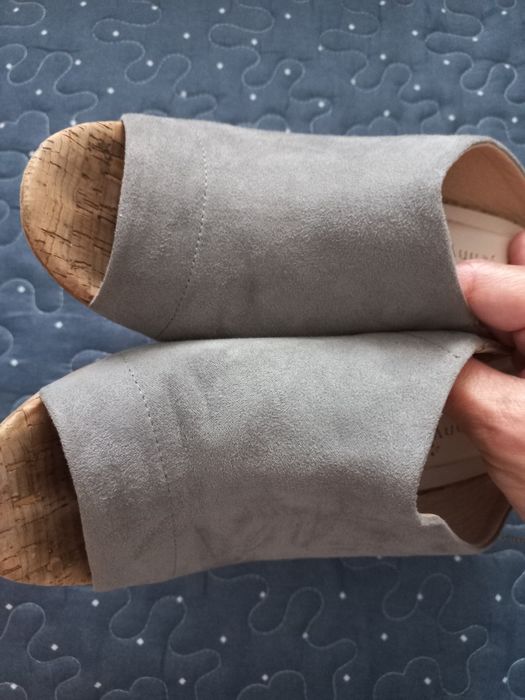 Klapki damskie na obcasie rozm  36