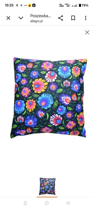2x Poszewki bawełniane 40x40 wiosenne