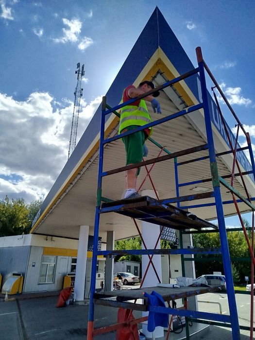 МОНТАЖ-ДЕМОНТАЖ рекламных вывесок,лайтбоксов,щитов,баннеров.