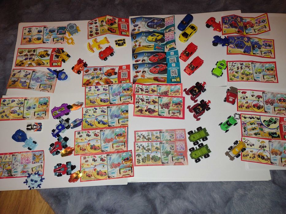 Zabawki Kinder niespodzianka seria auta