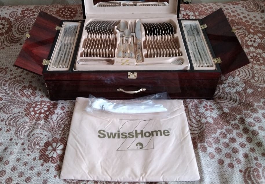 Набор столовый Swiss Home Швейцария 12 персон, 72 предмета