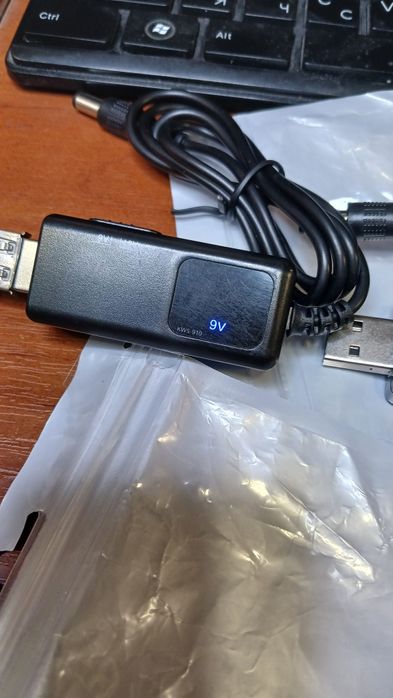 Кабель для роутера, перетворювач напруги 9в 12в