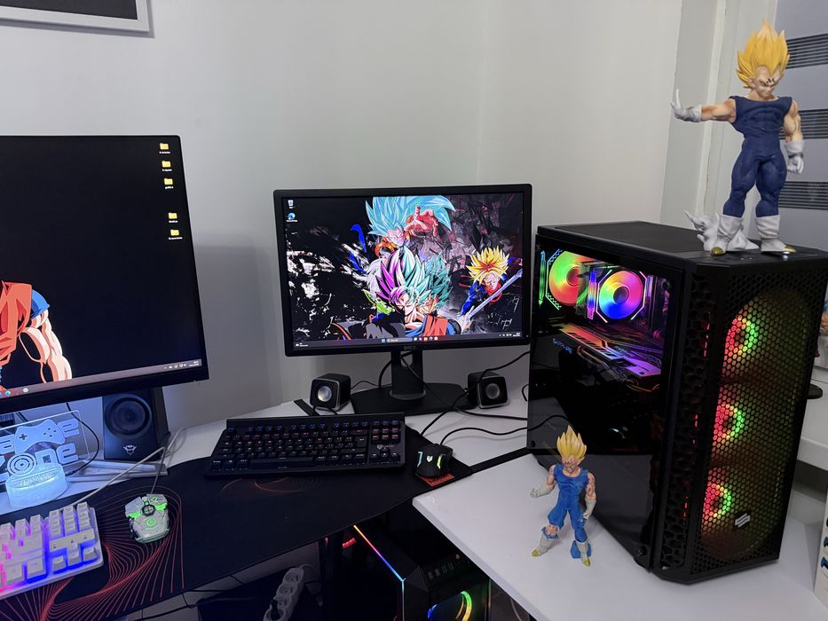 Mocny gamingowy komputer i7 16 gb ram RX ssd 1TB  Zestaw Gry akcesoria
