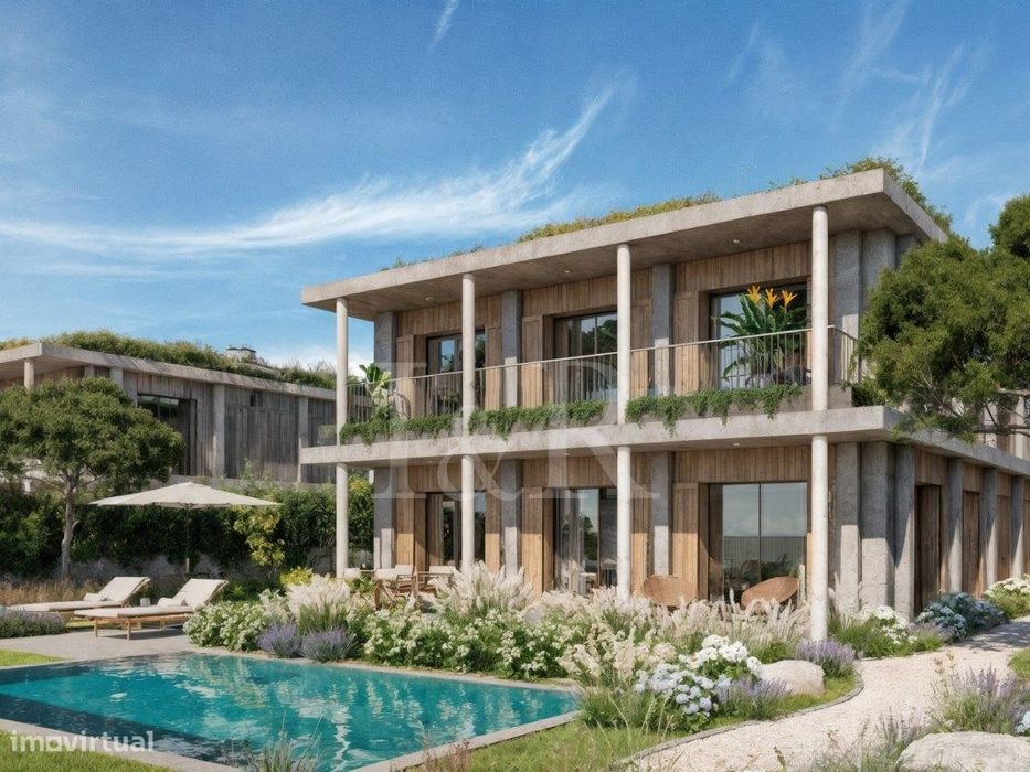 Lote de terreno para moradia no condomínio Caparica Hills - vista mar