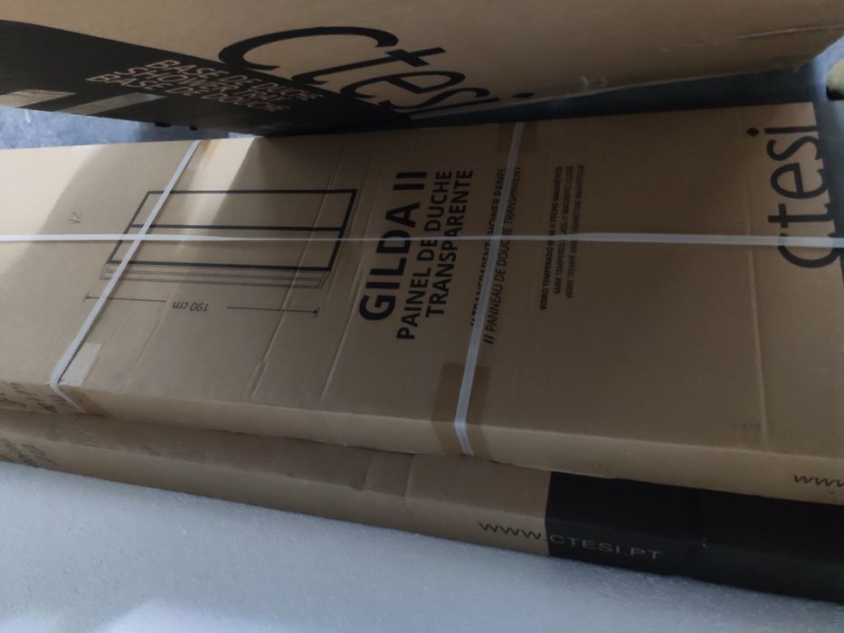 Cabine e Base de duche CTESI Novos 75x90 cm