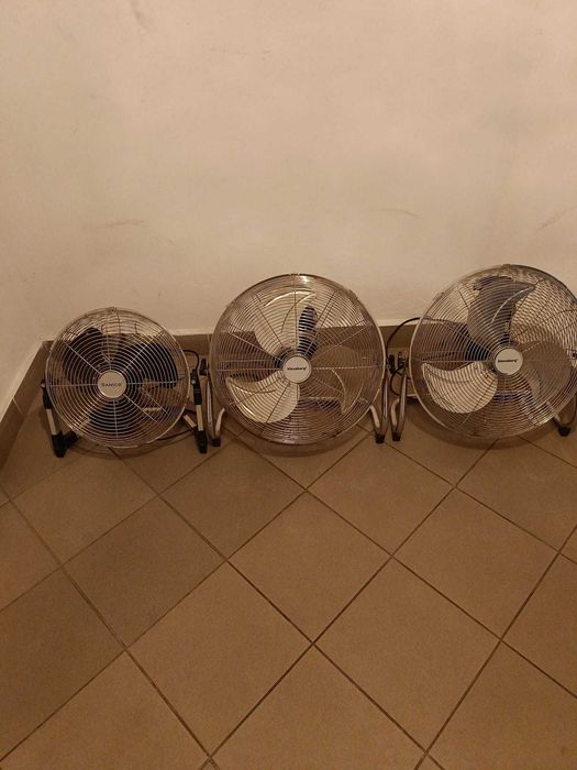 Wentylator, wiatrak elektryczny oraz osuszacz powietrza