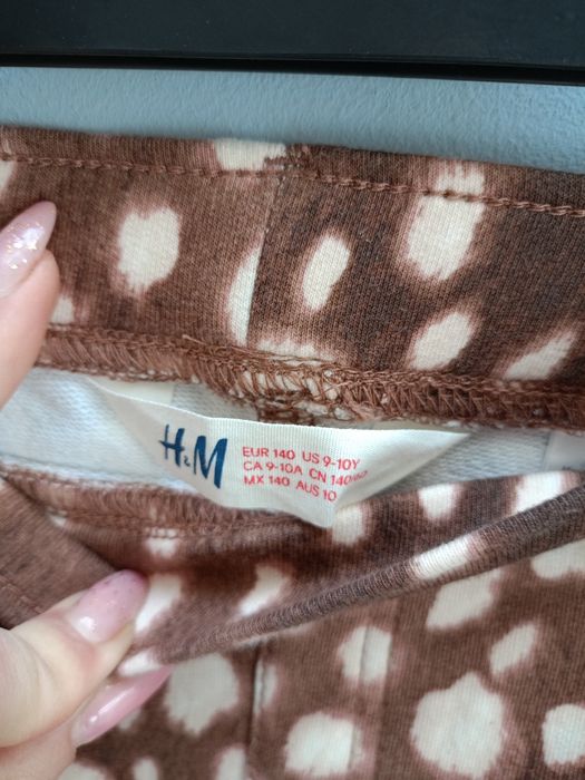 Spodnie legginsy H&M roz 140 cm