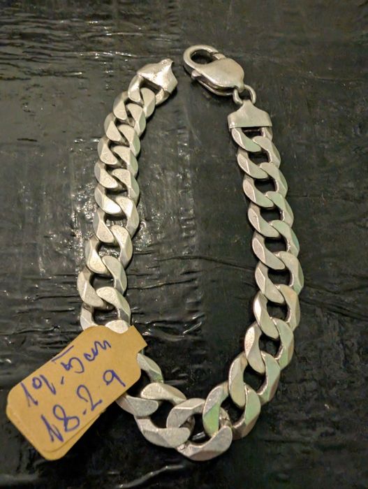 Bransoletka srebrna Pancerka próba 925 srebro najwyższej próby