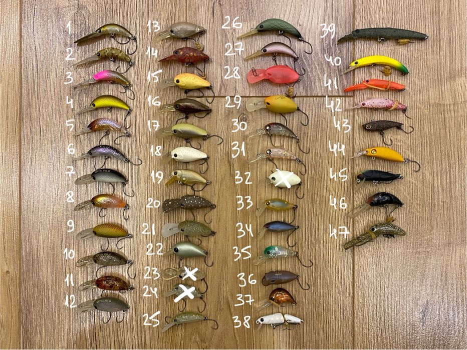 Воблери Японія, оригінали, кренки, рибалка на щуку, окуня, судака