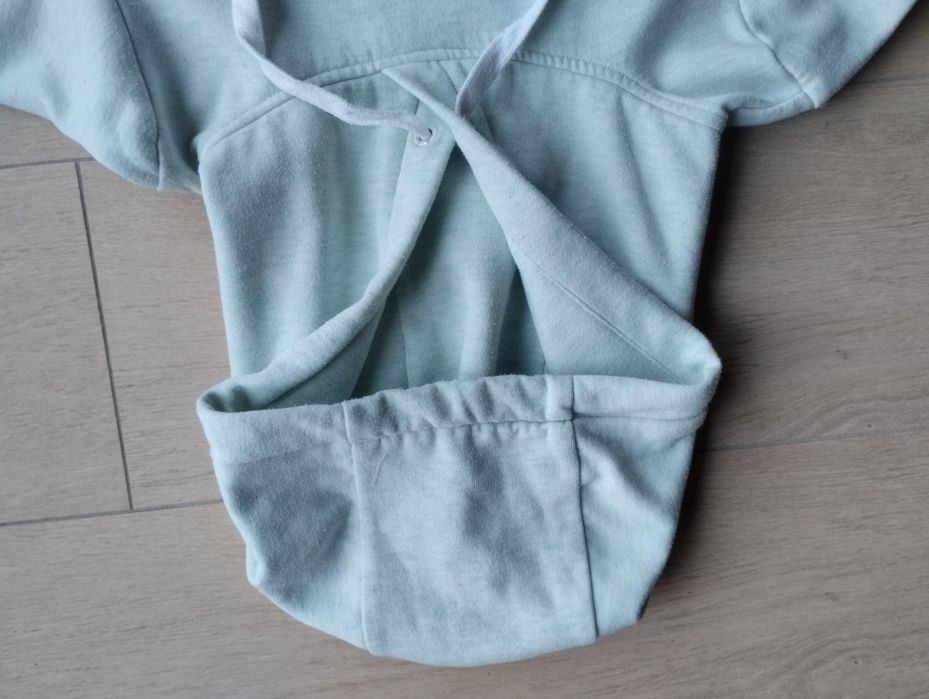 Cropp seledynowa bluza damska z kapturem r. M