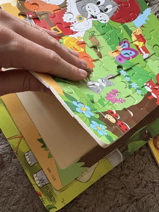 Деревʼяні пазли 24,30,60елементів, пазл Puzzlika