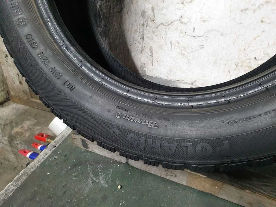 Dwie Opony zimowe 195/55R16 6mm Barum Polaris 3