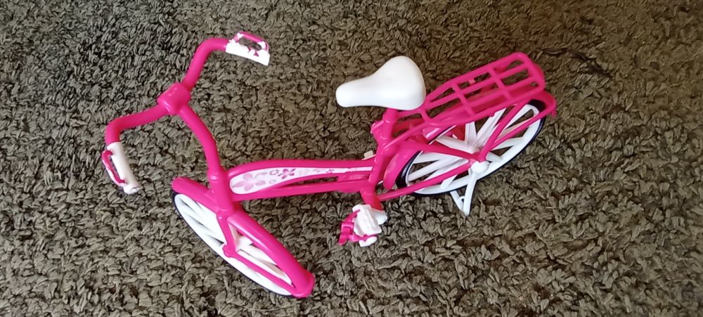 Różowy rower Barbie
