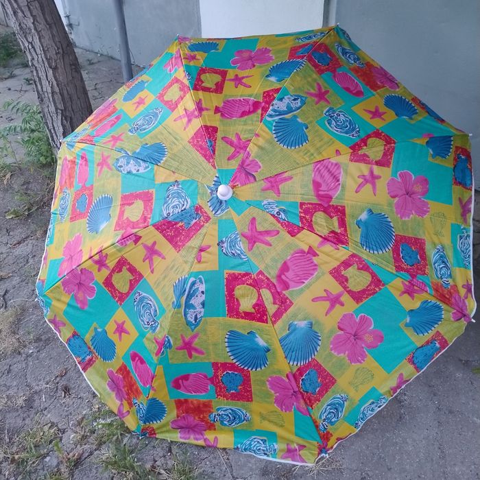 пляжний зонт складний