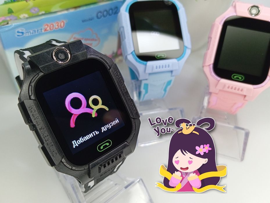 ‼️NEW‼️ Smart Watch Q19 Дитячий Смарт годинник з GPS SIM CARD часы ‼️