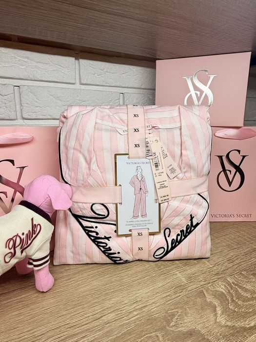 Піжами Вікторія сікрет, тканина фланель, нові моделі. Victorias secret
