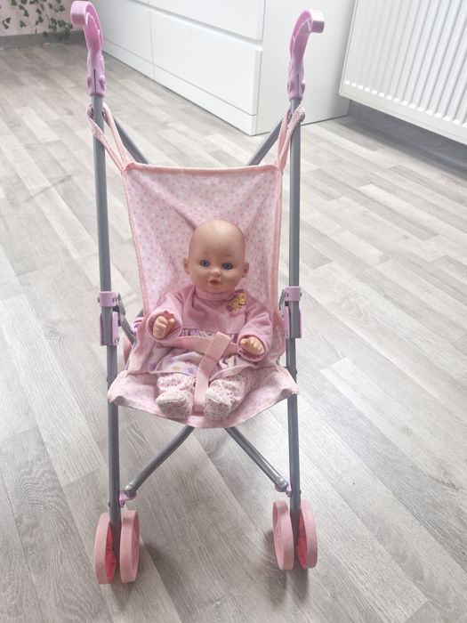 Lalki + wózek + akcesoria