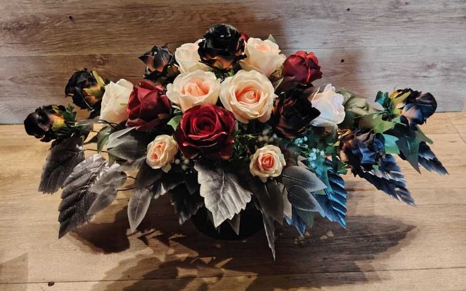 Wiązanka KOMPLET Stroik na cmentarz Wszystkich Świętych