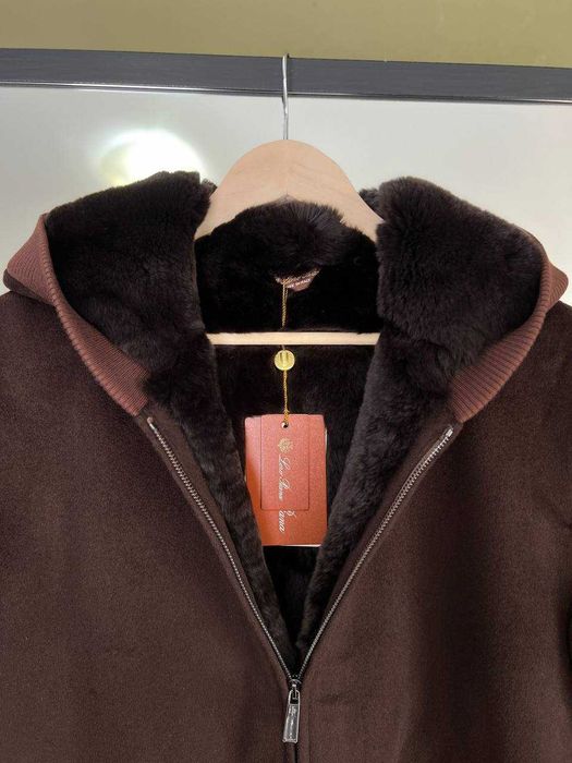 Мужская кашемировая куртка Loro Piana на меху куртка натуральный — zdjęcie 3