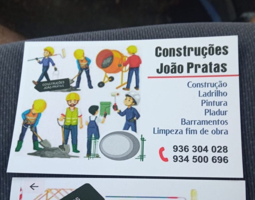 CONSTRUÇÕES João Pratas Orçamento GRÁTIS