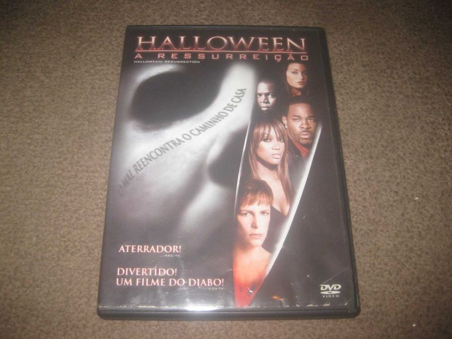 DVD "Halloween: A Ressurreição" com Jamie Lee Curtis/Raro!