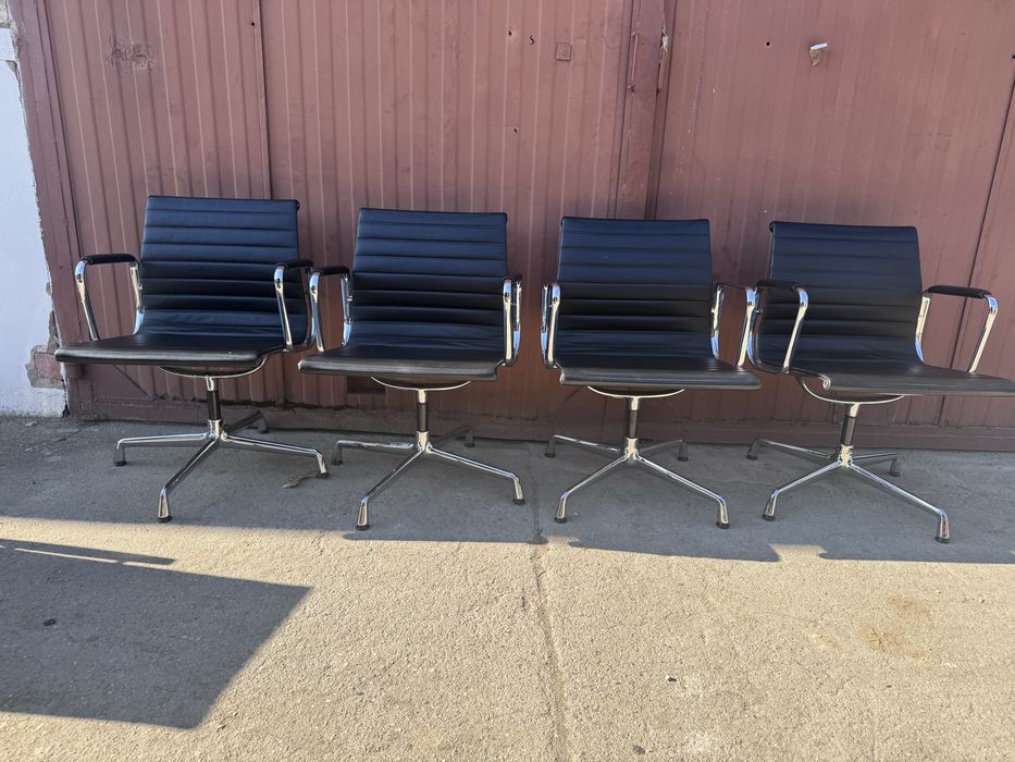 Vitra herman miller ea 108 skóra krzesło fotel
