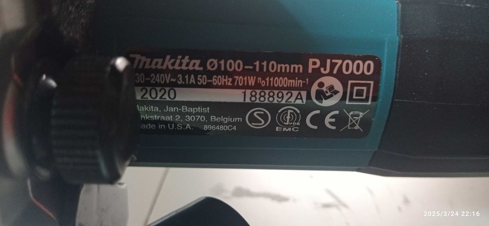 Lamelownica frezarka nutowa PJ7000 makita