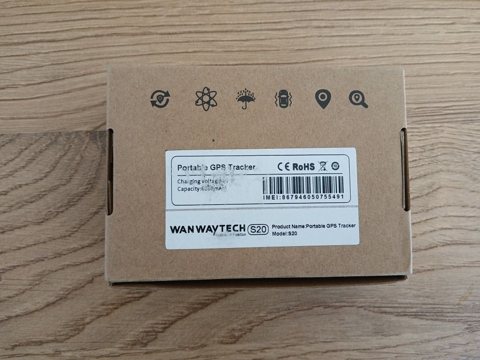 GPS Tracker 6000mAh akumulator