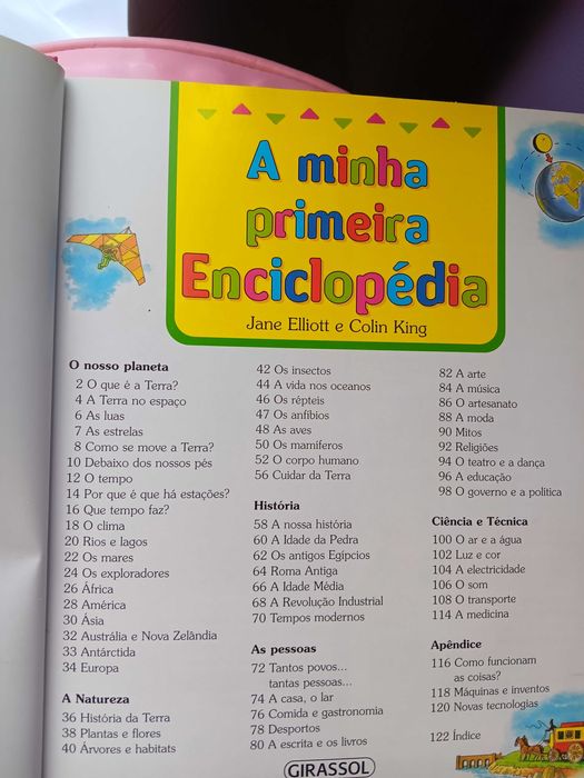 Livro A Minha Primeira Enciclopédia- Edições Girassol