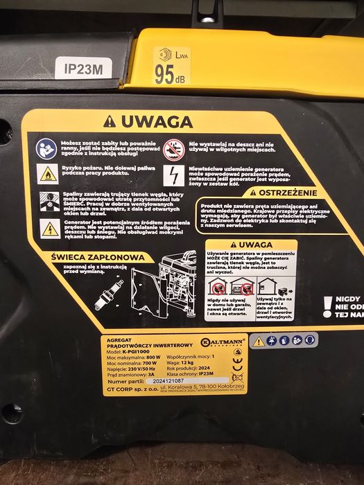 Agregat Inventer Kaltmann 700W  K-PGI1000