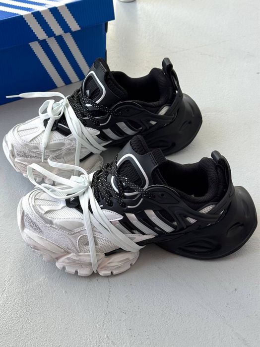 Спортивні жіночі кросівки Adidas Vento XLG Deluxe White/Black венто