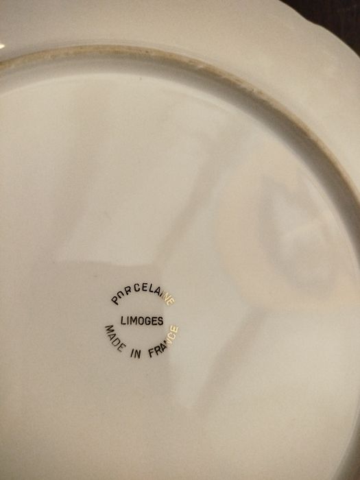 Conjunto 2 pratos Porcelana de Limoges