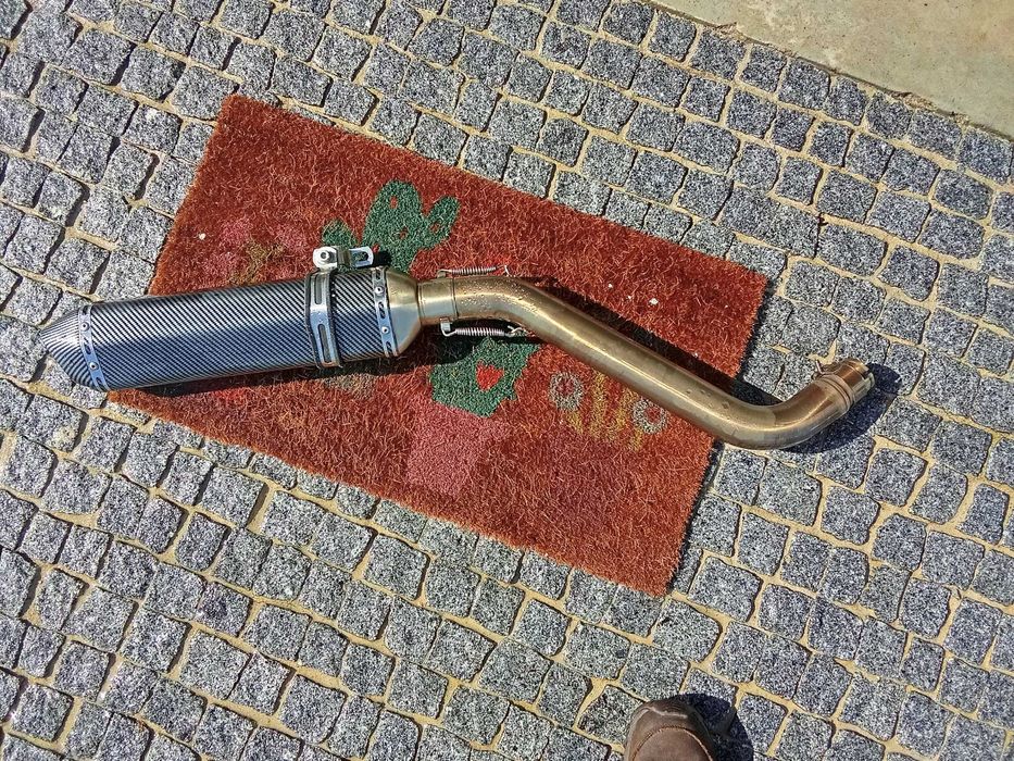 Ponteira + curva escape para  Voge 525DSX