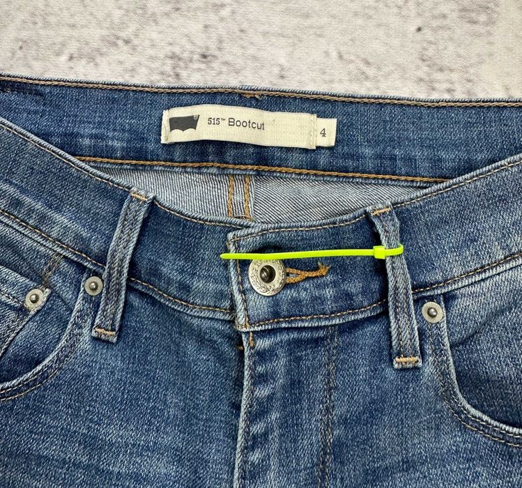 Spodnie jeansowe LEVIS 515 Bootcut dzwony niebieskie Jeans r. 27/32