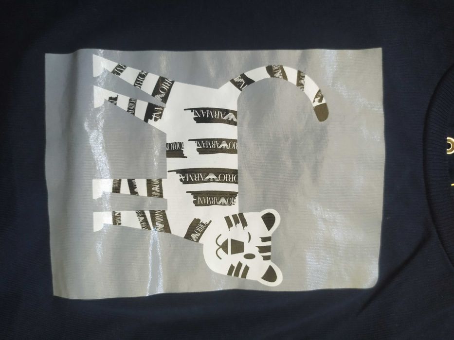 T-shirt bluzka na długi rękaw Armani