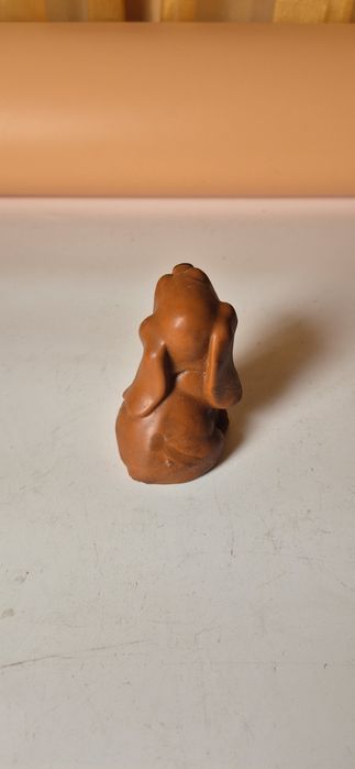 Dwie stare gumowe zabawki PRL komplet  pies i żaba (33