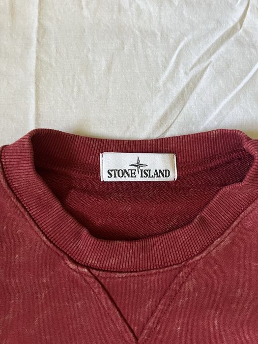 НЕ ПЕРЕШИВ!!! Stone island off dye red / світшот off dye red / худі stone island off dye red