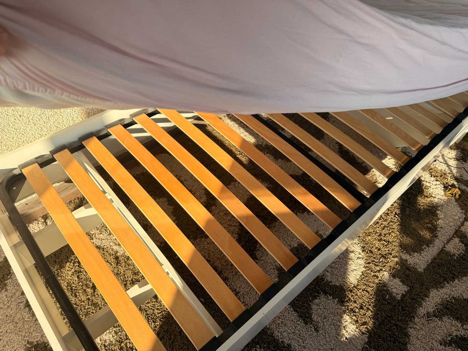 Дитяче підліткове ліжко з матрасом 200х90, LED підсвітка