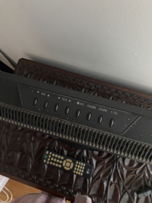 Televisão preta LG