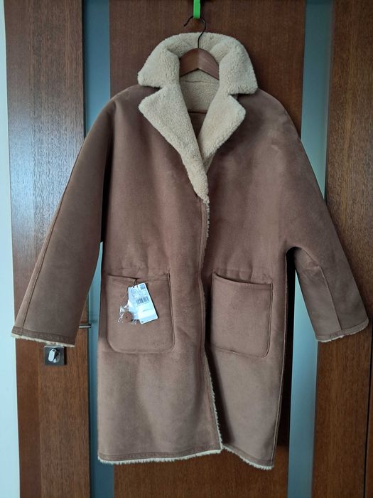 Dwustronny kożuch Mango