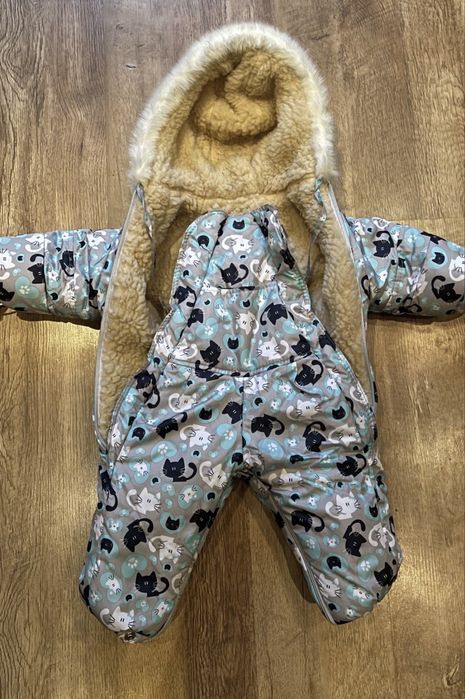 зимовий, теплий комбінезон