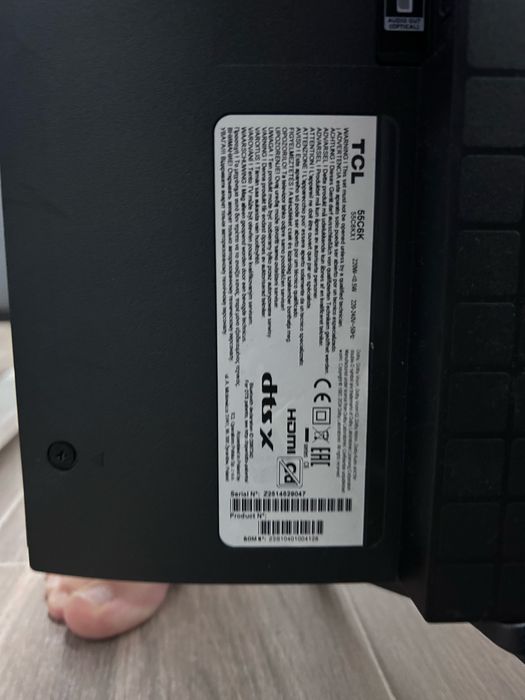Televisão TCL 55 polegadas