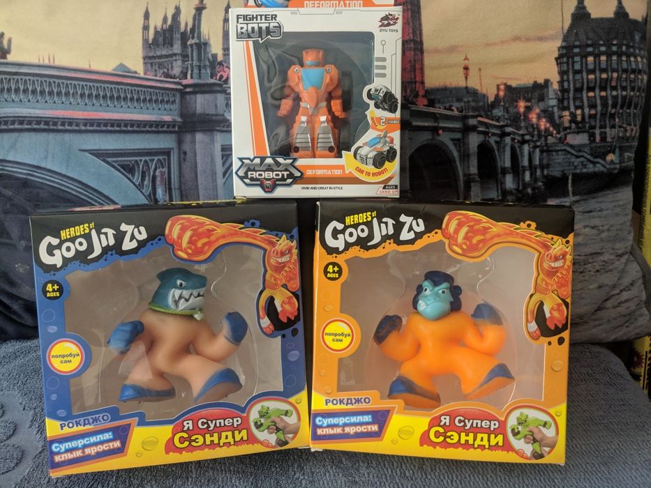 Розвиток дітей трансформери, антістрес,  майнкрафт